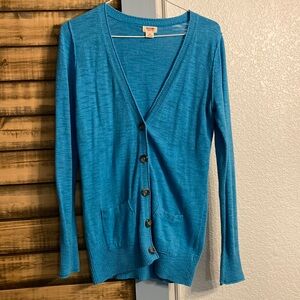 Turquoise Cardigan with buttons